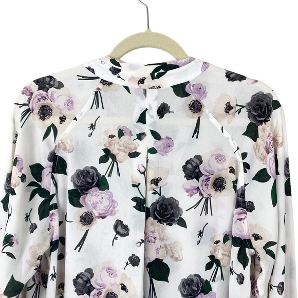 Equipment Liana Floral Silk Blouse Size L - Picture 9 of 10